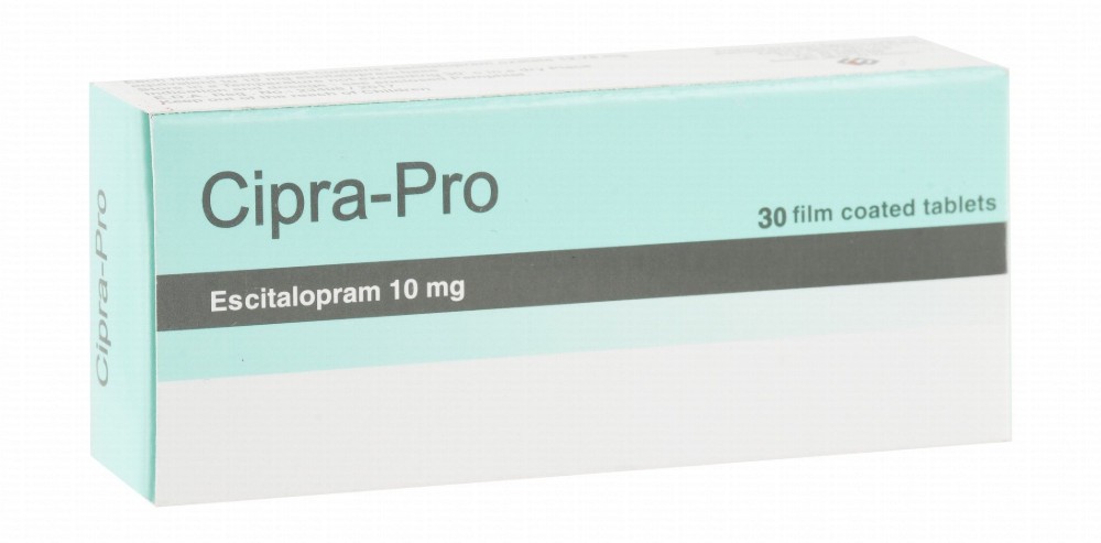 Cipra Pro 10mg Escitalopram