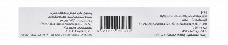 Ciprofloxacin 500mg Broad Spectrum Antibiotic