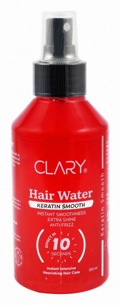 Clary Anti-Frizz Nourishing Keratin Smooth Hair Water
