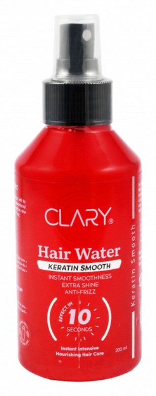 Clary Anti-Frizz Nourishing Keratin Smooth Hair Water