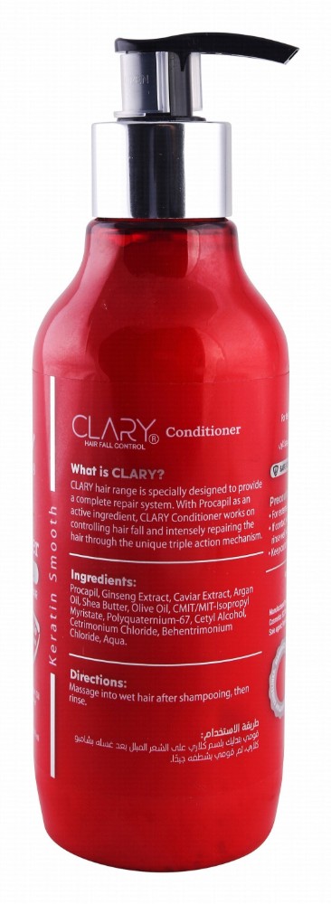 Clary Anti-Hair Fall Conditioner with Procapil for Dry & Damaged Hair - parabens free, silicone free, sulfate free