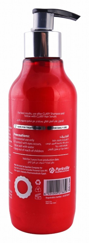 Clary Anti-Hair Fall Conditioner with Procapil for Dry & Damaged Hair - parabens free, silicone free, sulfate free