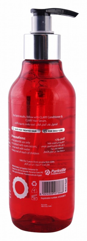 Clary Anti-Hair Fall Shampoo with Procapil for Dry & Damaged Hair - parabens free, silicone free, sulfate free