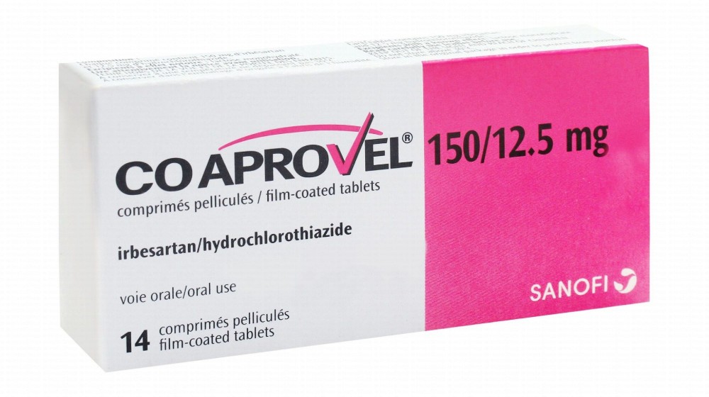 Coaprovel 150mg Irbesartan & 12.5mg Hydrochlorotiazide