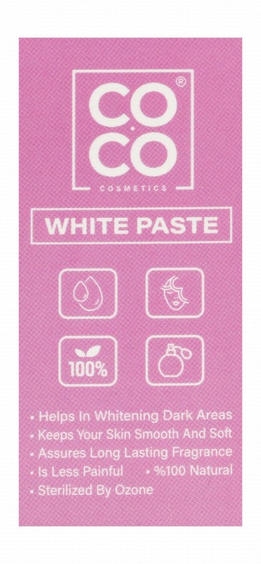 Coco Washable White Paste Hair Remover Passion Fruit Scent for Face & Sensitive Areas