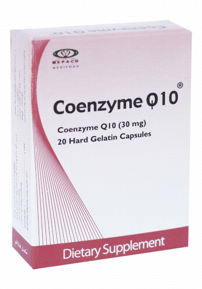 Coenzyme Q10 30mg Hard Gelatin Capsules Dietary Supplement
