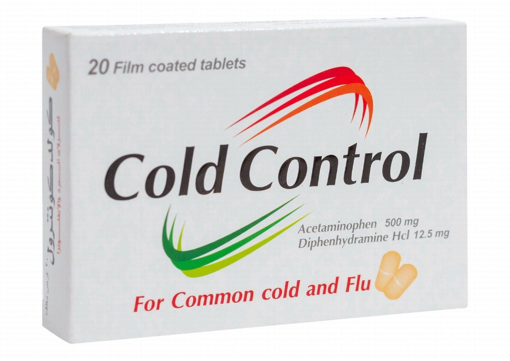 Cold Control 500mg Acetaminophen & 12.5mg Diphenhydramine Hydrochloride