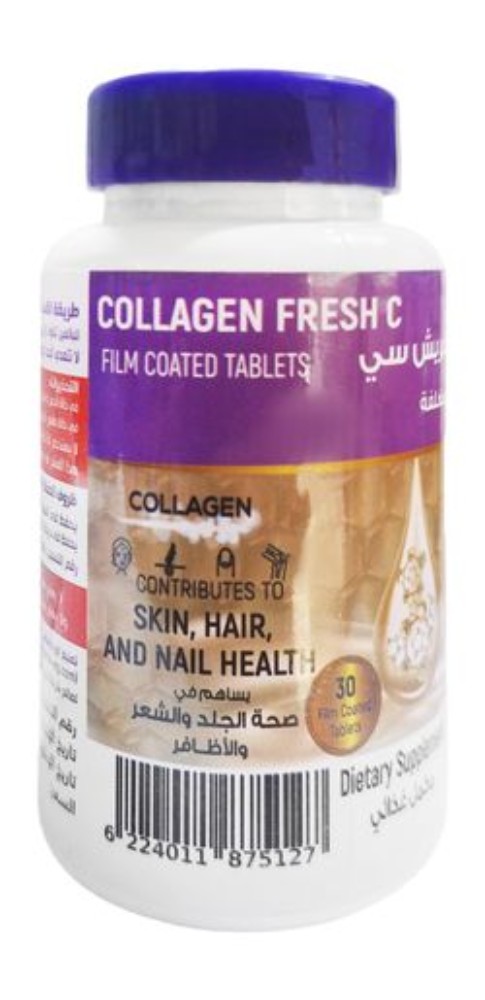 Collagen Fresh C Hair, Skin & Nails Health Support Supplement