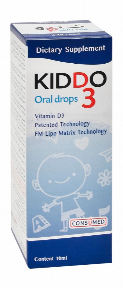 Consumed Kiddo Vitamin D3 Liquid Supplement for Kids