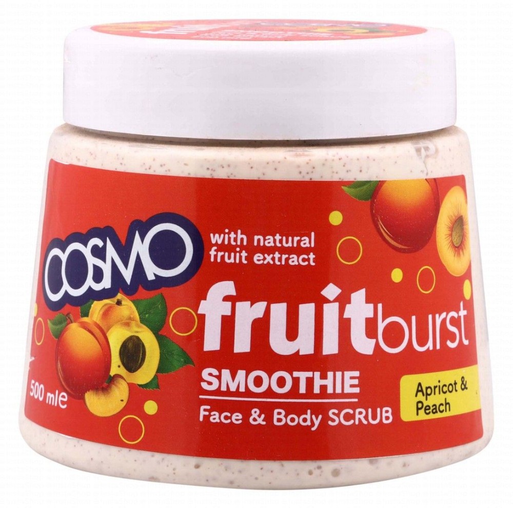 Cosmo Fruitburst Apricot & Peach Smoothie Face & Body Scrub