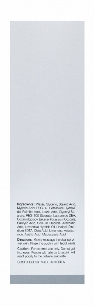 Cosrx AC Collection Calming Foam Cleanser for All Skin Types