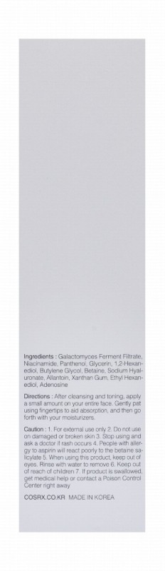 Cosrx Galactomyces 95 Tone Balancing Essence