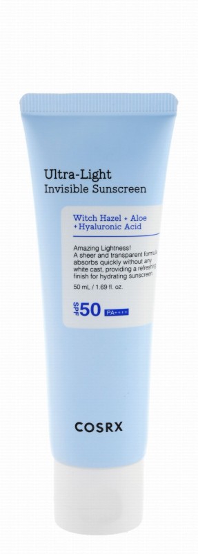 Cosrx Non-Greasy Non-Sticky Ultra Light Invisible Hydrating Face & Body Sunscreen with Witch Hazel, Aloe & Hyaluronic Acid for All Skin Types SPF50 PA++++