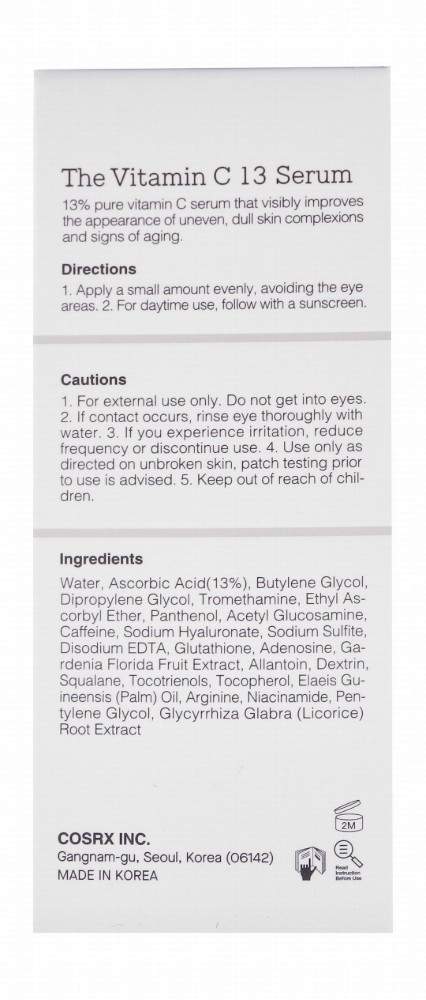 Cosrx The Vitamin C 13 Facial Serum with Hyaluronic Acid