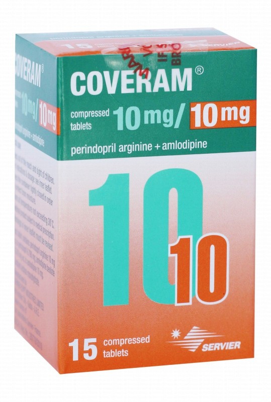 Coveram 10mg Perindopril Arginine & 10mg Amlodipine