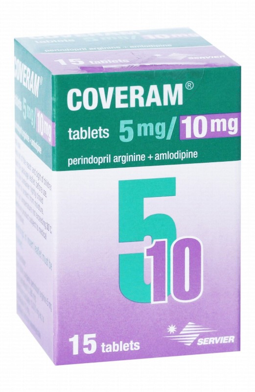 Coveram 5mg Perindorpil Arginine & 10mg Amlodipine