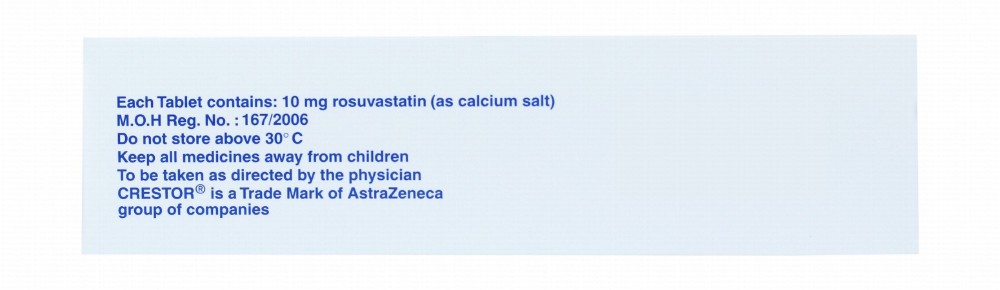 Crestor 10mg Rosuvastatin