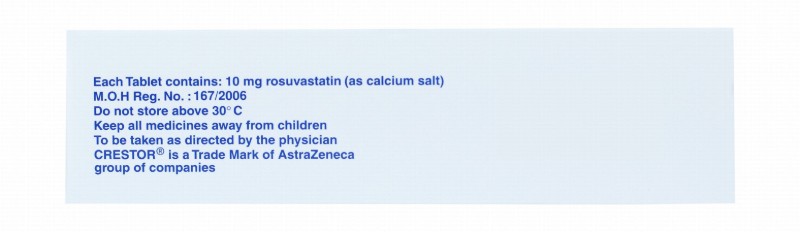 Crestor 10mg Rosuvastatin