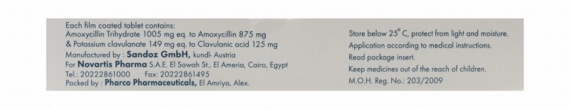 Curam 875mg Amoxicillin & 125mg Clavulanic Acid