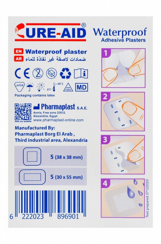 Cure-Aid Waterproof Assorted Adhesive Plasters