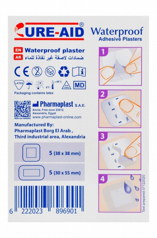 Cure-Aid Waterproof Assorted Adhesive Plasters