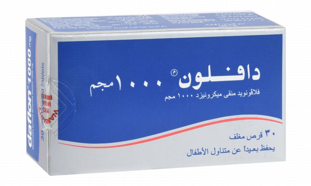 Daflon 1000mg Micronized Purified Flavonoid Fraction