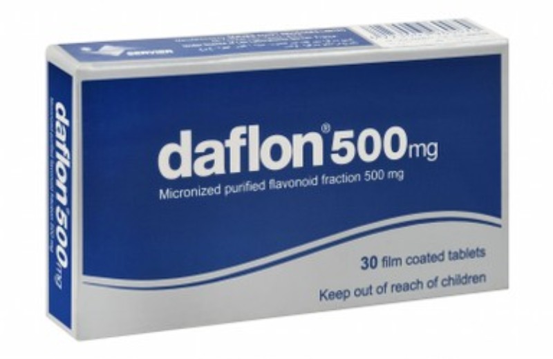 Daflon 500mg Micronized Purified Flavonoid Fraction