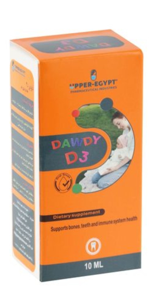 Dawdy 10mcg Vitamin D3 Bone, Teeth & Immune System Health Support Oral Supplement Drops