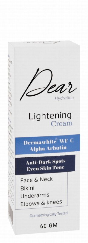 Dear Lightening & Anti-Dark Spot Face & Body Cream with Derma White & Alpha Arbutin