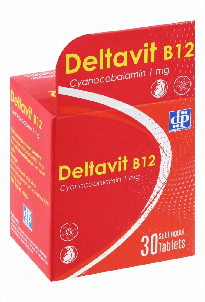 Deltavit 1000mcg Vitamin B12 Supplement
