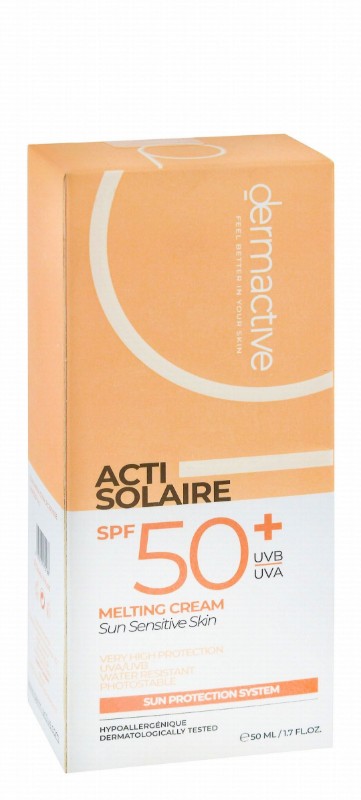 Dermactive Acti-Solaire Hypoallergenic Water-Resistant Melting Facial Sunscreen for Sensitive Skin SPF50+