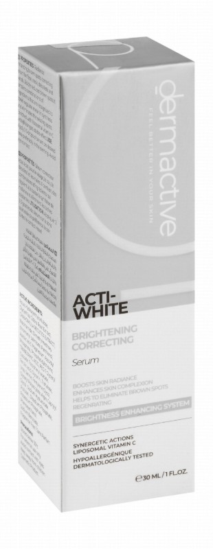 Dermactive Acti-White Hypoallergenic Brightening, Correcting & Regenerating Face & Body Serum with Liposomal & Vitamin C - fragrance free