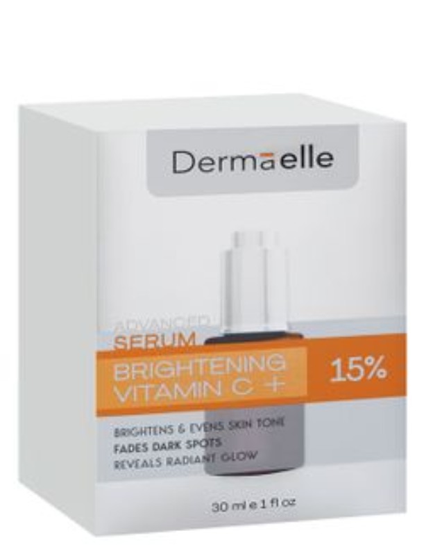 Dermaelle 15% Vitamin C Brightening Facial Serum