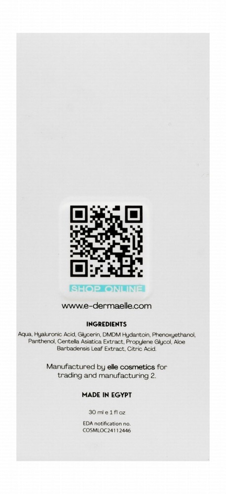 Dermaelle Advanced Hyaluronic Acid Plus Face Serum - non comedogenic