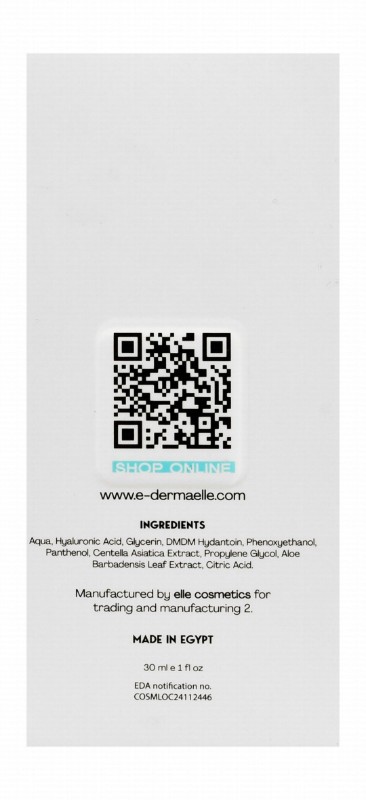 Dermaelle Advanced Hyaluronic Acid Plus Face Serum - non comedogenic