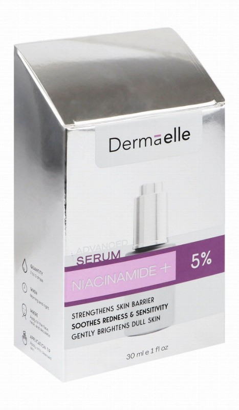 Dermaelle Niaserum 5% Niacinamide Strengthening & Soothing Facial Serum