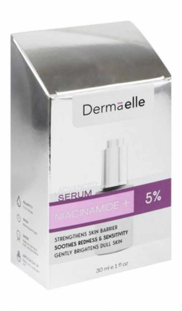 Dermaelle Niaserum 5% Niacinamide Strengthening & Soothing Facial Serum