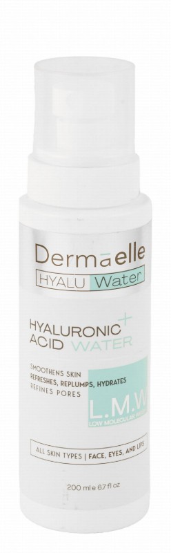 Dermaelle Smoothening, Refreshing & Hydrating Hyaluronic Acid Water for All Skin Types
