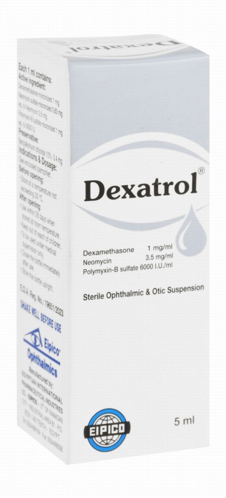 Dexatrol Sterile Anti-Inflammatory & Broad Spectrum Antibiotic Eye & Ear Drop