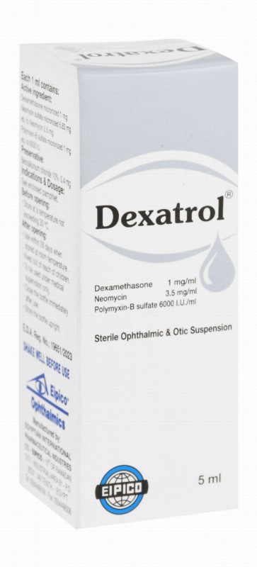 Dexatrol Sterile Anti-Inflammatory & Broad Spectrum Antibiotic Eye & Ear Drop
