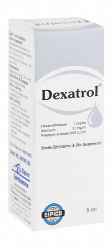 Dexatrol Sterile Anti-Inflammatory & Broad Spectrum Antibiotic Eye & Ear Drop