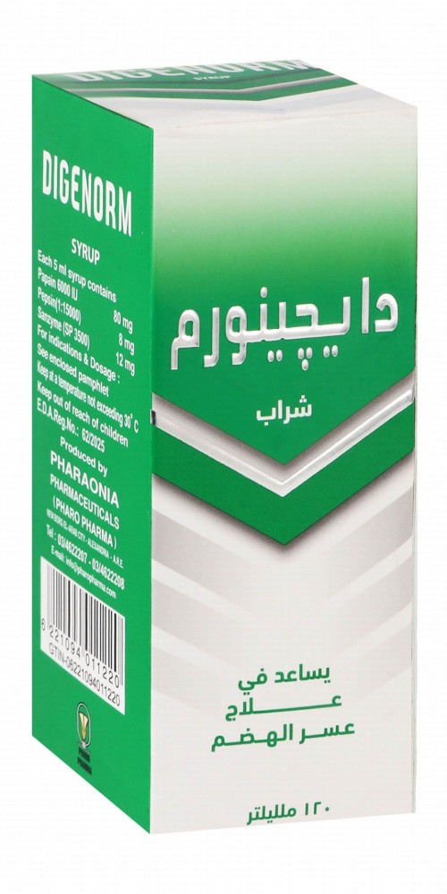 Digenorm with Papain, Pepsin & Sanzyme Syrup