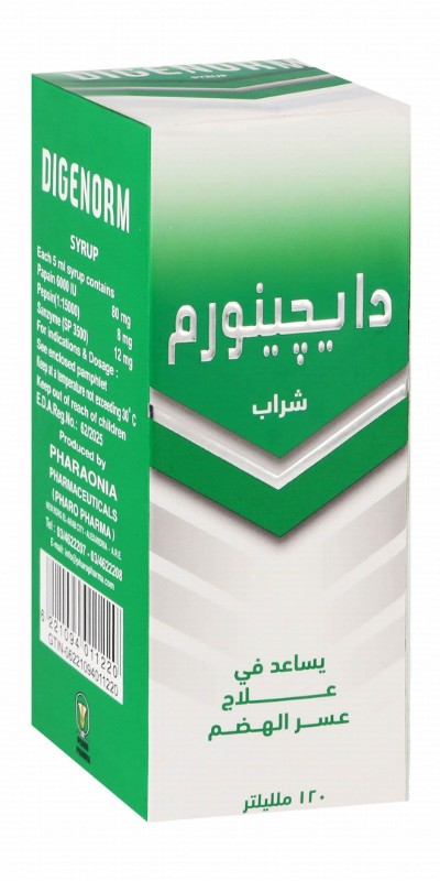 Digenorm with Papain, Pepsin & Sanzyme Syrup