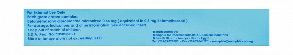 Diprosone 0.5mg/g Betamethasone Topical Cream