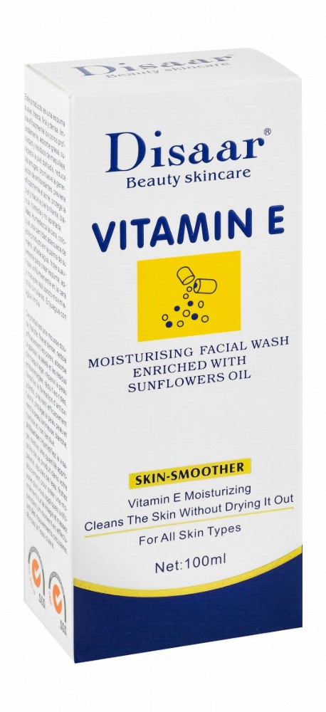 Disaar Moisturizing Facial Wash with Vitamin E & Sunflower Oil for All Skin Types