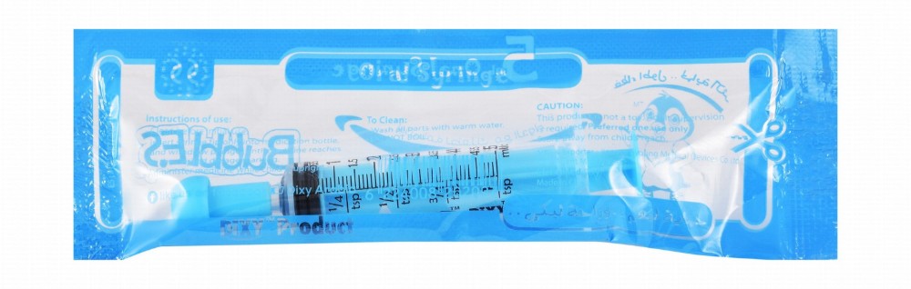 Dixy Bubbles Blue 5ml Oral Syringe
