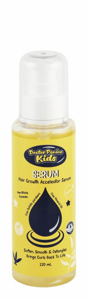 Doctor Ponino Kids Hair Growing & Softening Hair Serum - parabens free, sulfate free, mineral oil free