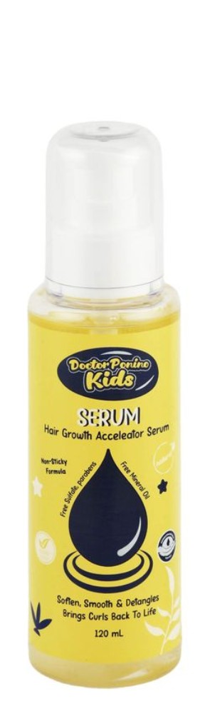 Doctor Ponino Kids Hair Growing & Softening Hair Serum - parabens free, sulfate free, mineral oil free