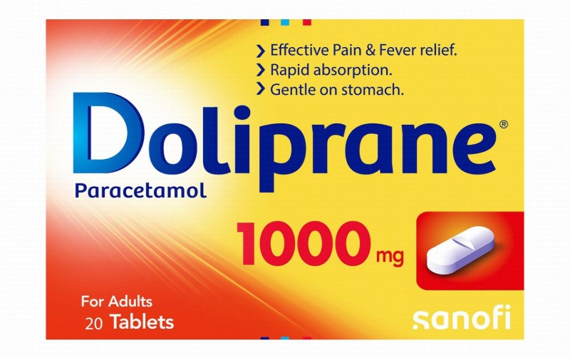 Doliprane 1000mg Paracetamol Pain & Fever Treatment