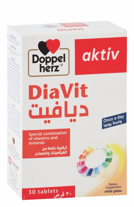 Doppelherz Aktiv Diavit Minerals & Multivitamin Support Supplement